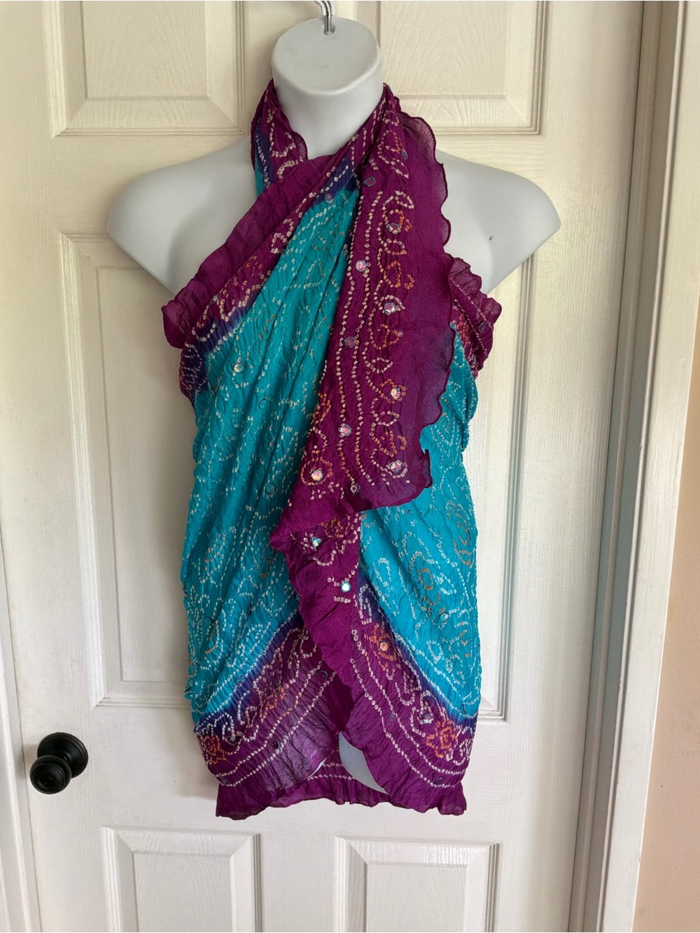 NOTICA..silk wrap/scarf/beach coverup